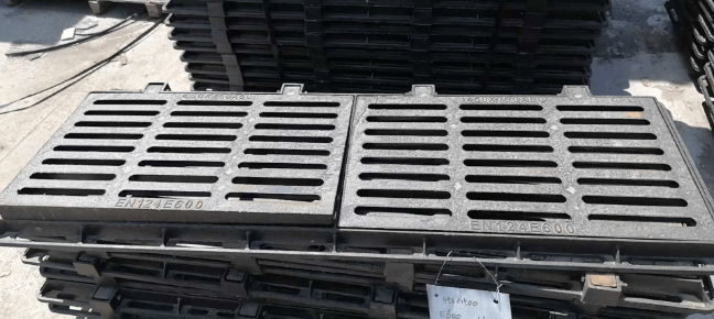 昌洒镇球墨铸铁连体双篦展示